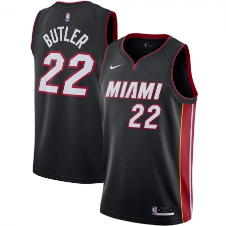 Herren NBA Miami Heat Trikot Jimmy Butler 22 Nike 2020-2021 Icon Edition Swingman